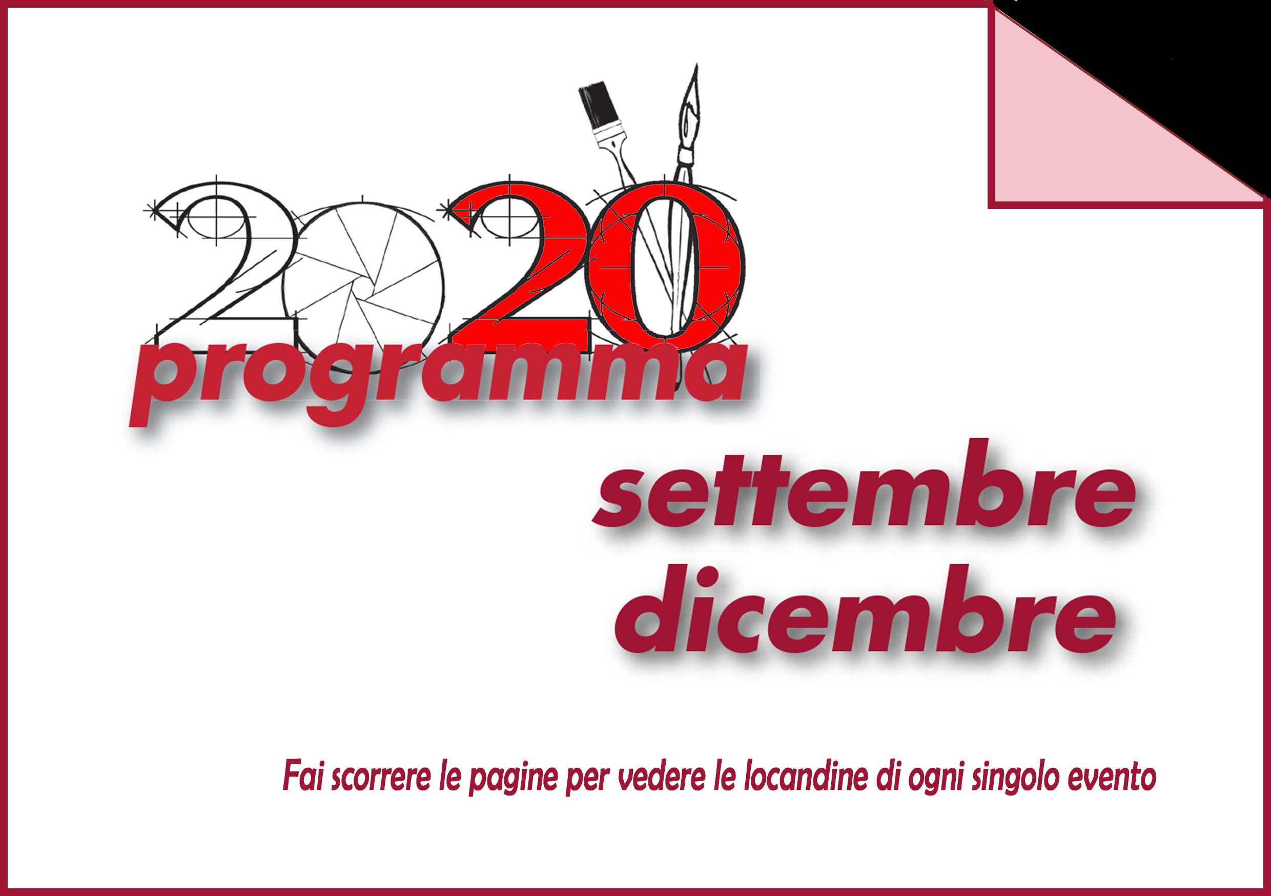 Scopri di più sull'articolo PROGRAMMA 2020 SETTEMBRE-DICEMBRE