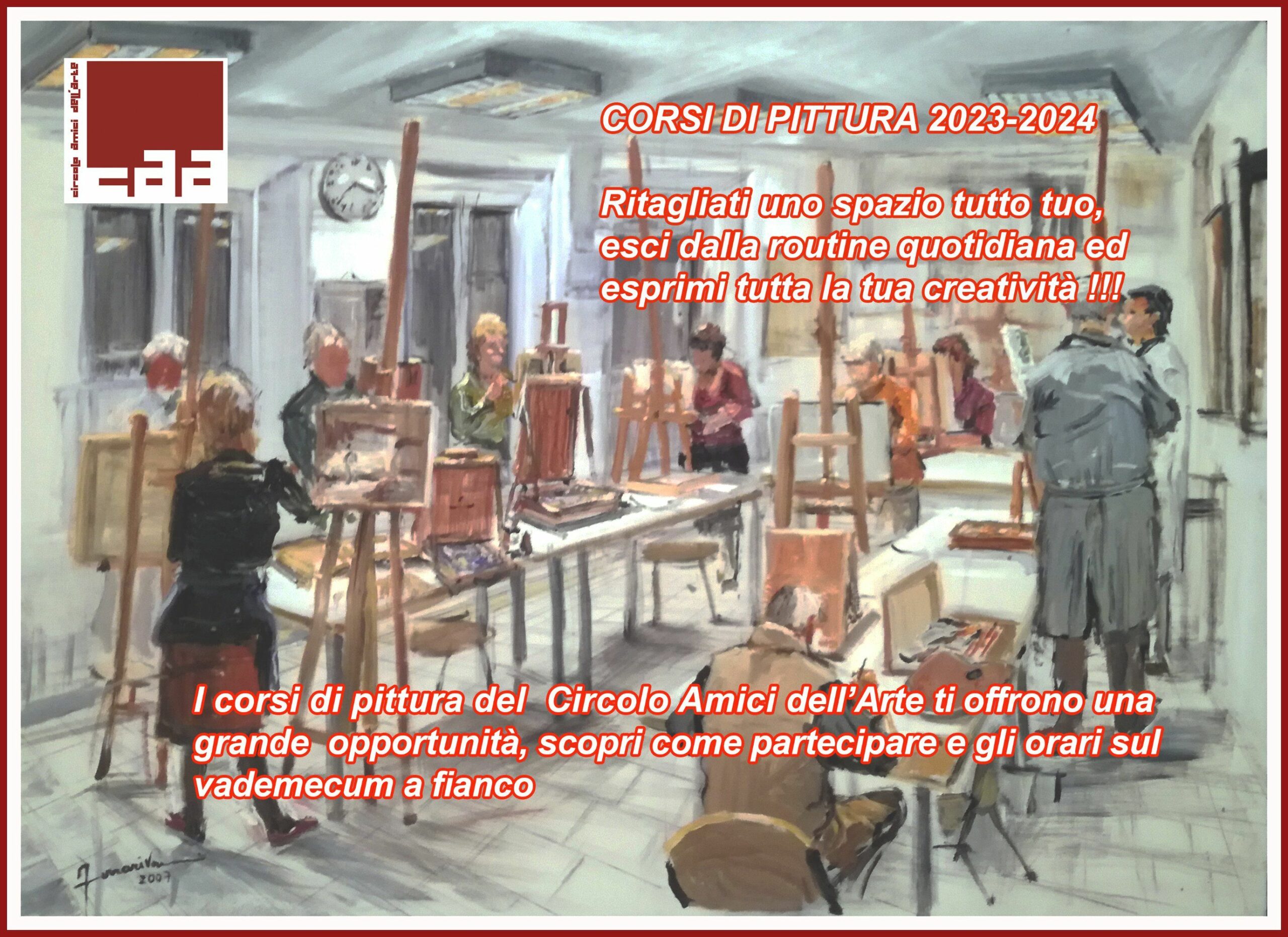 INVITO AL Corso di pittura 2023-24 PER AFFISSIONE INVITO AL Corso di pittura 2023-24 PER AFFISSIONE