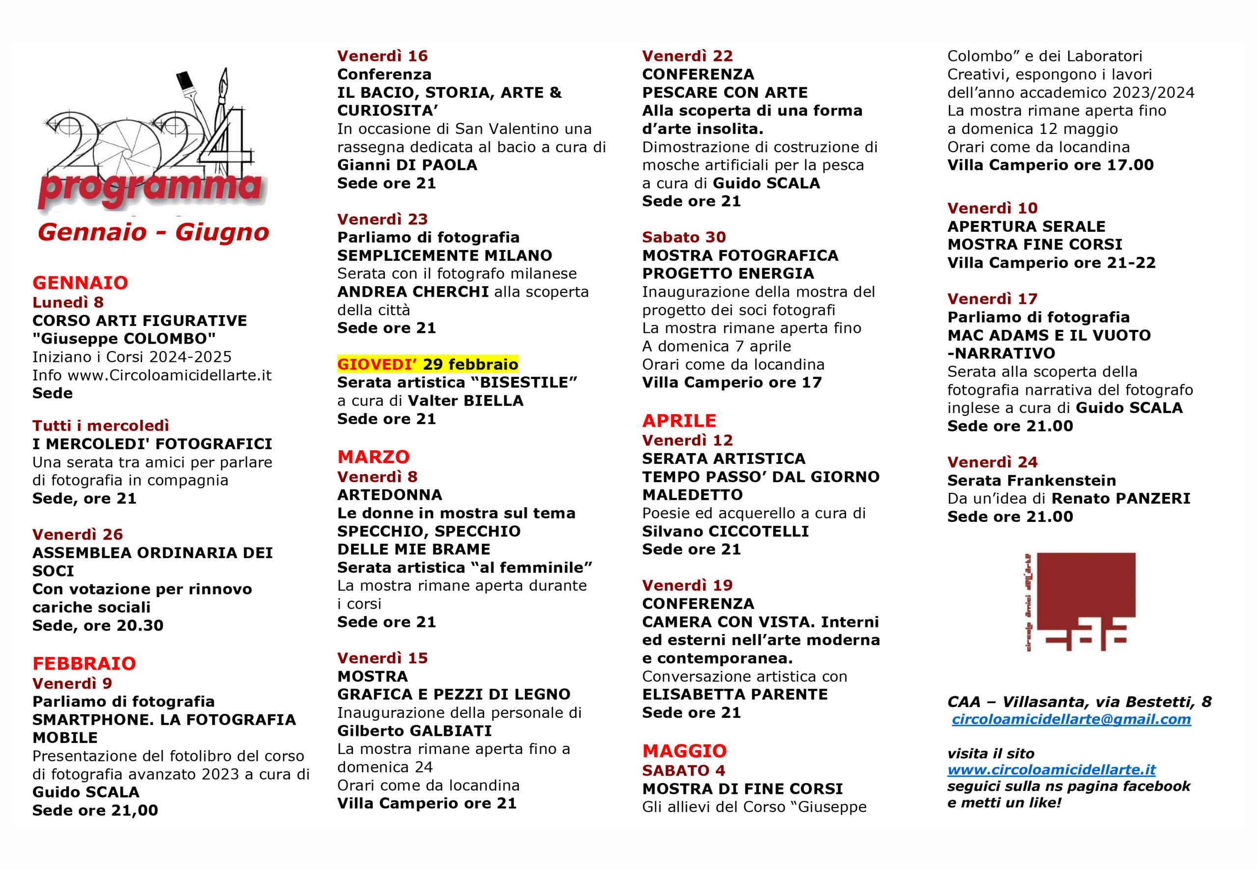 Microsoft Word – programma 2024-1 su 4 colonne nuova spaziatura Microsoft Word - programma 2024-1 su 4 colonne nuova spaziatura